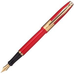 Picasso Pimio Luxe Metalen Inkt Vulpen En Fijne Penpunt 0.5 Mm Inkt Pen Gold Trim Schrijven Pen