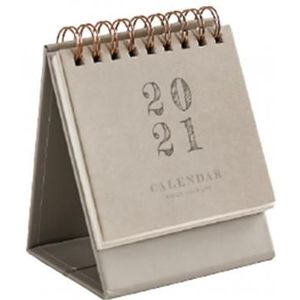 Desktop Papier Effen Kleur Mini Kalender Dual Dagelijks Scheduler Tafel Planner Draagbare Bureau Kalenders Jaarlijks Agenda Organisator