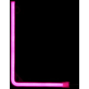 Led Neon Light Teken Brief L Vormige Muur Decoratieve Licht Neon Lamp Wedding Party Roze Of Kleurrijke Usb/Batterij power Night Lamp