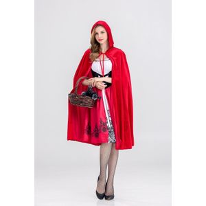 Halloween Volwassen Vrouwen Roodkapje Kostuum Europese/Amerikaanse Renaissance Broadway Show Kostuums