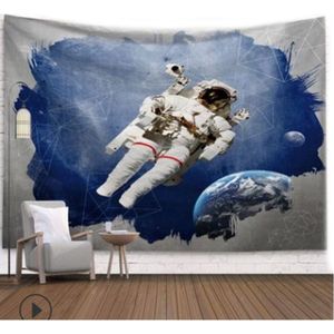 Mode Astronaut Tapestry Bohemian Ruimte Muur Opknoping Galaxy Sprei Home Decor