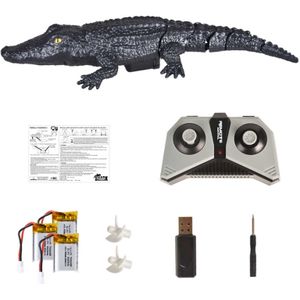 2.4Ghz Rc Krokodil Boot Speelgoed Zeer Imiteren Rc Krokodil Simulatie Kruipen Flexibele Swing Staart Gemaakt Van Abs Plastic Aquatic