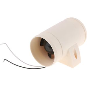 3 Inch Stille Inline Blower, 12V Stille Luchtstroom Koelventilator Voor Luchtcirculatie In Leidingen, vents, Groeien Tenten, Wit