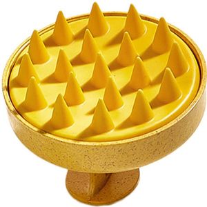 Siliconen Hoofd Glad Haar Massage Borstel Bad Borstel Hoofdhuid Stimuleren Hoofdhuid Originele Massage Haargroei Kam Rand Borstel