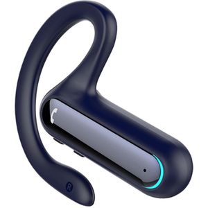 Mono Ear Hoofdtelefoon Beengeleiding Koptelefoon Draadloze Koptelefoon Sport Waterdichte Bluetooth V5.0 Oortelefoon