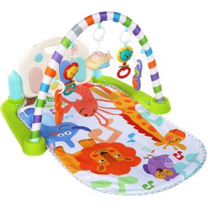 Speelkleed Baby Tapijt Muziek Puzzel Mat Met Piano Toetsenbord Educatief Rack Speelgoed Baby Fitness Kruipen Mat Voor Kids gym