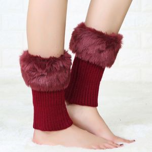 Vrouwen Korte Winter Outdoor Gebreide Toppers Mouw Been Warmer Enkel Accessoires Protector Volwassen Zachte Footless Laarzen Sokken
