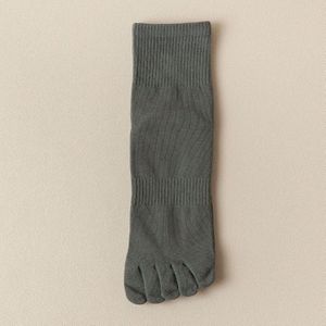 Lente Katoenen Sokken Voor Vrouwen Mannen Vijf Vinger Sok Japanse Stijl Effen Kleur Zwart Blauw Groen Sport Sokken 6 Paren/partij