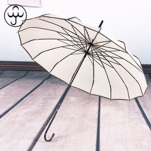 Pagode paraplu single point gewikkeld lange handvat Prinses zonnescherm verse creatieve fotografie retro sunny paraplu