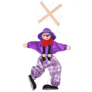 1Pcs Kinderen Pop Clown Speelgoed-Liep Kleur