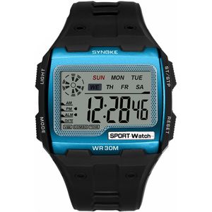 Synoke Outdoor Sport Heren Horloge Luxe Beroemde Grote Dial Led Digitale Horloges Mannelijke Klokken Mannen Polshorloge Relojes Deportivos
