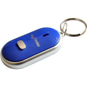 Led Key Finder Locator Vind Verloren Sleutels Chain Sleutelhanger Whistle Sound Control Sub
