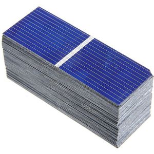 100Pcs 0.5V 320mA Solar Batterij Panelen Mobiele Batterij 52*19Mm Kleur Crystal Solars Module Diy stroombron