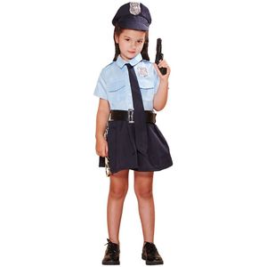 Reneecho Meisjes Politie Uniform Kostuum Kind De Cop Kostuum Kids Politie Office Kostuum Voor Halloween Carnaval