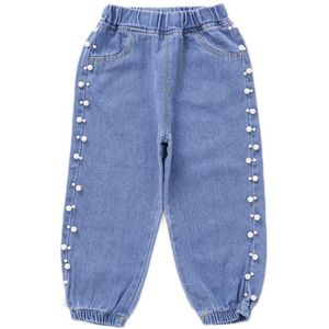 Kinderen Jeans Kinderen Denim Lange Broek Jongens Zomer Muggen-Proof Broek Meisjes Cartoon Ademende Dunne Jeans 1-6Y