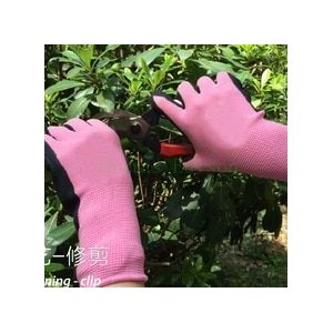 Anti Slip Cut Stab Kinderen Tuinieren Ouder-Nakomelingen Ademend Steekwerende Tuin Nylon Nitril Handschoenen