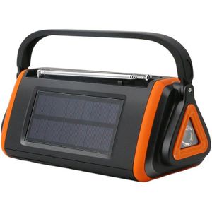 Digitale Display Draagbare Hand Crank Radio Zaklamp Led Zaklamp Usb Oplader Elektrische Solar Emergency Radio