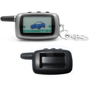 Rusland Versie Case Sleutelhanger Voor Starline A9 Lcd Afstandsbediening 2 Weg Two Way Auto Alarm Systeem + A9 Siliconen Case voor Twage Starline A9