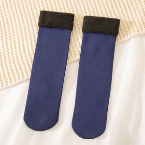 1 Pairs Fluwelen Winter Vrouwen Sokken Volwassen Warm Thicken Thermische Sneeuw Pluche Sokken Effen Kleur Sokken Zachte Vloer Slapen Sokken thuis