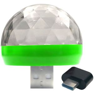 Auto Led Usb Auto Accessoires Sfeer Licht Dj Rgb Kleurrijke Muziek Geluid Controle Lamp Interieur Auto Decoratieve Plug Mobiele Telefoons