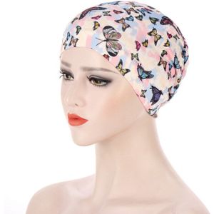 Mode Trendy Vrouwen Hoofddeksels Accessoires Multicolor Afdrukken Baotou Hoeden Afrikaanse Bloemen Patroon Hoofddoek Hoed Chemo Caps