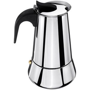 Rvs Mokka Espresso Latte Percolator Stove Top Koffiezetapparaat Pot Te woondecoratie accessoires