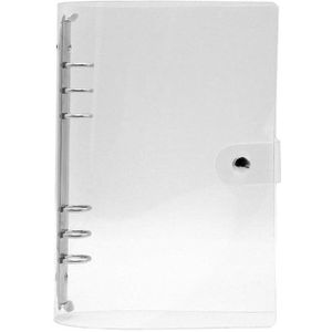 1Pc Transparante Kleur Plastic Clip Bestand FolderA4/A5/A6/A7 Notebook Losbladige Ringband Planner agenda School Kantoorbenodigdheden