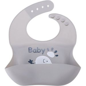 Baby Bib Waterdicht Leuke Olifant Zachte Baby Slabbetjes Schoon Food-Grade Siliconen Baby Accessoires Bib B