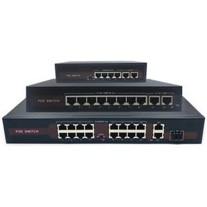 48V Ethernet POE switch met 5/8/16 10/100Mbps Poort IEEE 802.3 af/ bij Geschikt voor IP camera/Draadloze AP/CCTV camera systeem