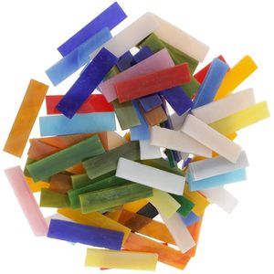 Veel Kleurrijke Glas Mozaïek Tegels Materiaal Voor Diy Art Craft Supplies