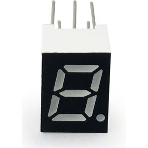 Mcigicm 100 Stuks 7 Segment Gemeenschappelijke Anode 1 Bit Digital Tube 0.28 ""0.28in. Rode Led Display 7 Segmentos Led Digitale Buis