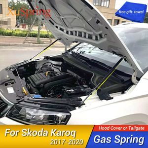 Voor Skoda Karoq Auto Kap Motorkap Gasveer Shock Beugel Strut Bars Hydraulische Staaf Styling