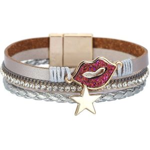 Pulseira Sieraden Mode Parel Multilayer Lederen Armband Bangle Vrouw Vintage Brincos Vrouwelijke Charme Armbanden