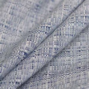 Pearlsilk Blauw Wit Tweed Linnen Vlas Stoffen Kledingstuk Materialen Herfst Jas Jurk Naaien Doek Voor Meter Tailor