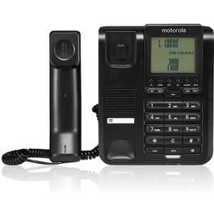 Vaste Engels Knop Telefoon Business Kantoor Thuis Twee Line Telefoon Drie-Weg Gesprek Vaste Vaste Digitale Draadgebonden Telefoon