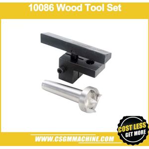 S/N: 10086 Hout Toolrest met MT #2 Center/SIEG C1 Hout Tool rest