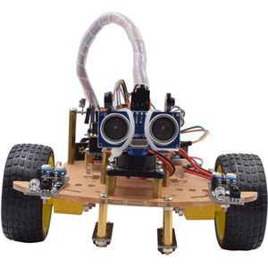 Modiker Draadloze Afstandsbediening Slimme Auto Diy Kit Infrarood Controle Robot Auto Diy Kit Voor Arduino High-Teach Programmeerbare speelgoed