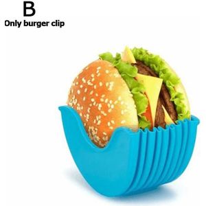 Burger Buddy Burger Vaste Doos Sandwich Opslag Hamburger Siliconen Plank Hamburger Doos