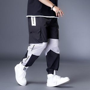 Plus 7XL 6XL Xxxxxl Heren Joggers Broek Casual Man Broek Streetwear Hip Hop Black Cargo Broek Sport Wit Techwear Jogger