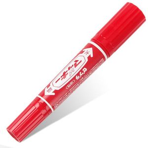 Zebra 3Pcs Tweekoppige Markering Pen MO-150-MC Grote Capaciteit Olie-Proof Waterdicht Schilderen Markering Pen Niet vervagen