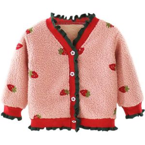Baby Meisje Kids Jas Gebreide Ademende Kleding Mooie Katoen Leisure Dagelijkse Western Style Gedrukt Fleece Vest Jas