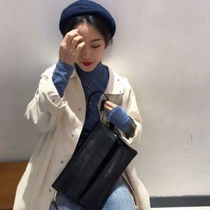 Korea Dongdaemun Ins Vrouwelijke Clutch Bag Mode Wilde Eenvoudige Schoudertas Chic Diagonaal Kruis Handtas