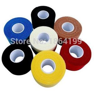 5Rolls/Lot 3.8Cm * 9.14M Omsnoeringsbanden Sport Beschermen Stijve Tape Leukotape Kleur Katoen Beschermende Kleding vaststelling Australië Tapes