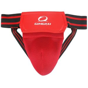 Volwassen Mannelijke Rode Mma Kruis Protector Tkd Karate Lies Guard Kind Mannen Lies Protector Kick Boksen Bescherming Jockstrap