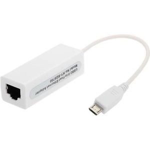 Micro Usb Naar RJ45 Netwerkkaart 10Mbps RJ45 Ethernet Micro Usb 2.0 Lan Kabel Adapter Voor Android Pc Laptop tabletten