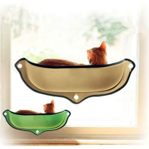Kat Hangmat Bed Venster Pod Lounger Zuignappen Warm Bed Voor Pet Cat Rest Huis Zacht En Comfortabel Fret Kooi
