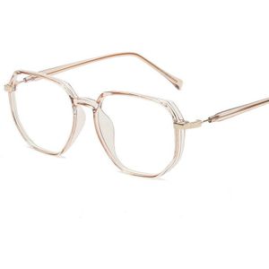 Yooske Anti Blauw Licht Brilmontuur Onregelmatigheid Kan Worden Uitgerust Met Bijziendheid Brillen TR90 Vrouwen Computer Bril Frames