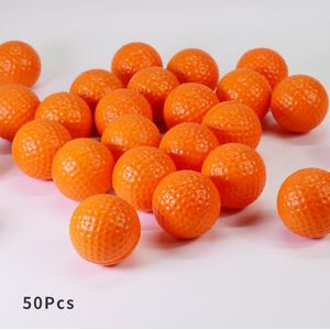 50 Stuks Foam Eva Luchtstroom Hollow Praktijk Golfballen Golf Training Ballen Outdoor Indoor Putting Green Doel Achtertuin Swing Game