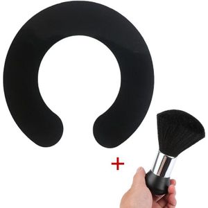 Stylist Snijden Kraag Siliconen Haar Verven Sjaal Waterdichte Hals Cape Wrap Cover Kapper Kappers Haarkleuring Accessoires kappers benodigdheden kappers cape kappers spullen kapmantel kapper kapers benodigheden mantel