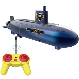 Grappige Rc Mini Submarine 6 Kanalen Afstandsbediening Onder Water Rc Boot Model Kids Educatief Stem Speelgoed Cadeau Voor kinderen Jongen